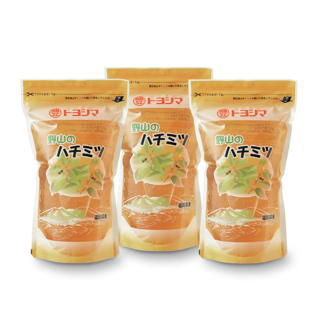 国産蜂蜜袋入り 800g×3袋