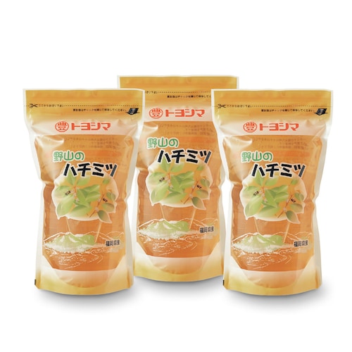 【予約商品】 国産蜂蜜袋入り 800g×3袋
