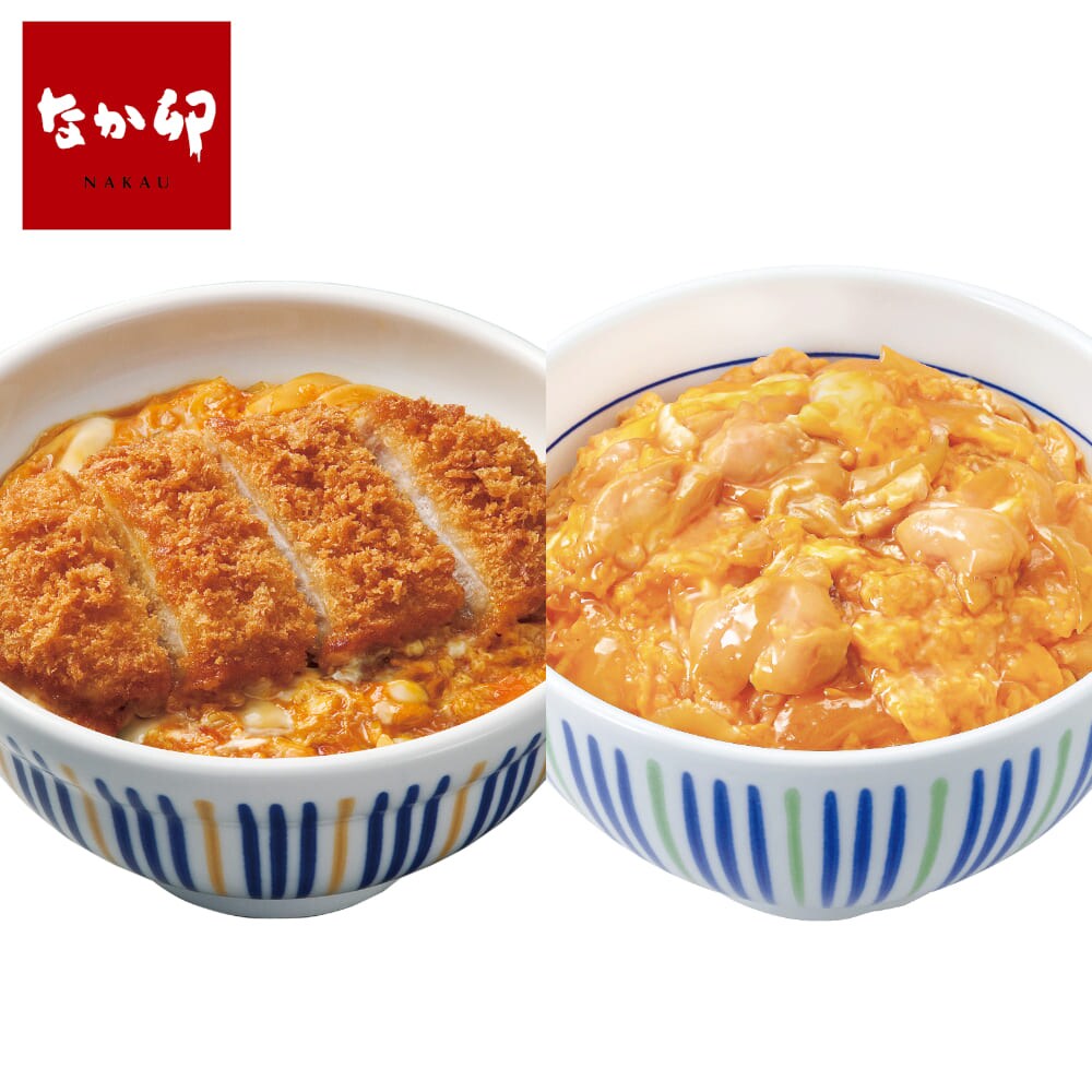 【ベルメゾン】なか卯 カツ丼の具 & 親子丼の具セット