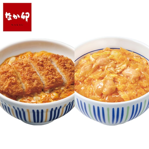 なか卯 カツ丼の具＆親子丼の具セット