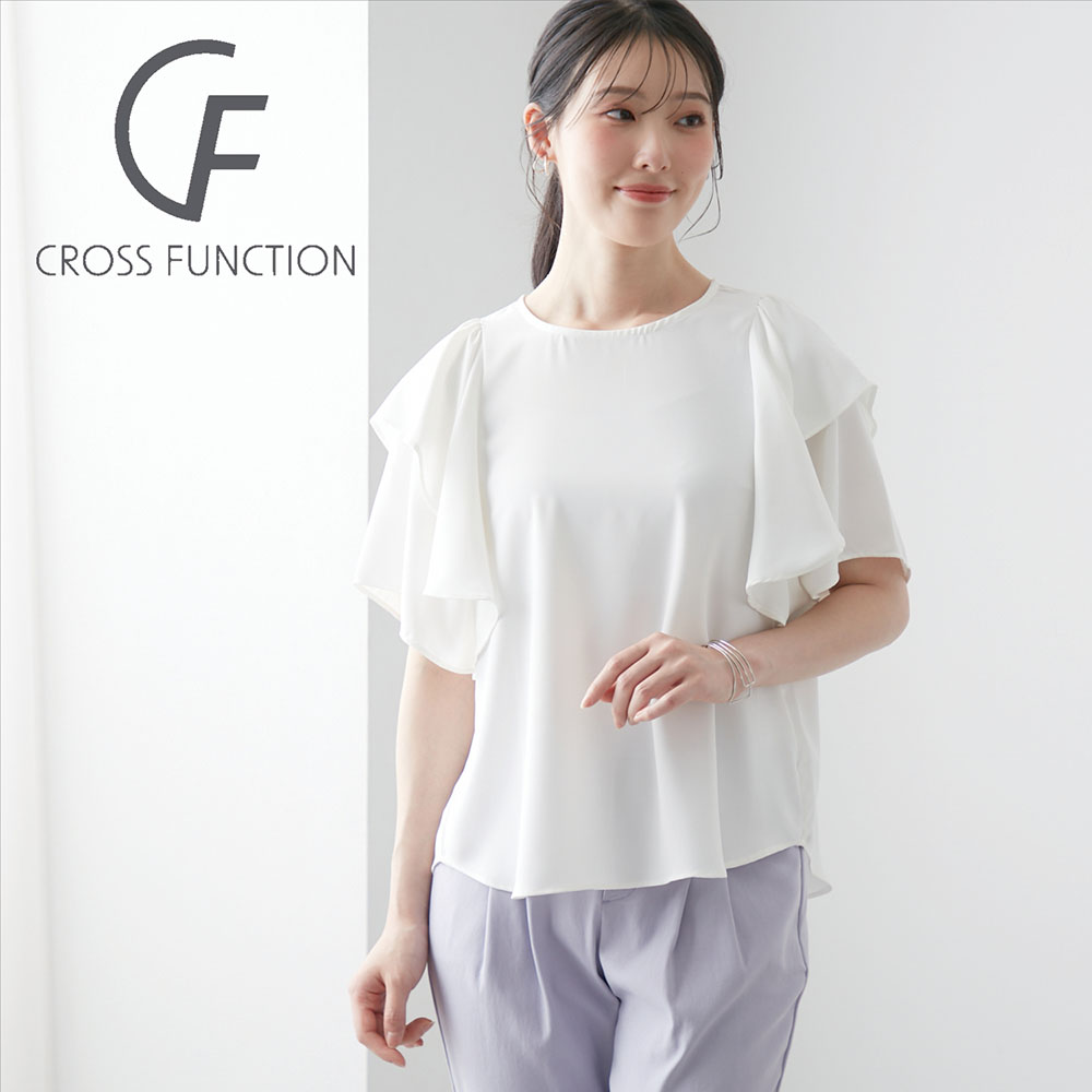 【クロスファンクション/CF】2重袖フレアブラウス