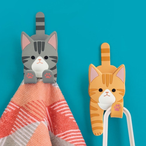 【定期お届け】 猫のマグネットフッククリップ ：4回シリーズ