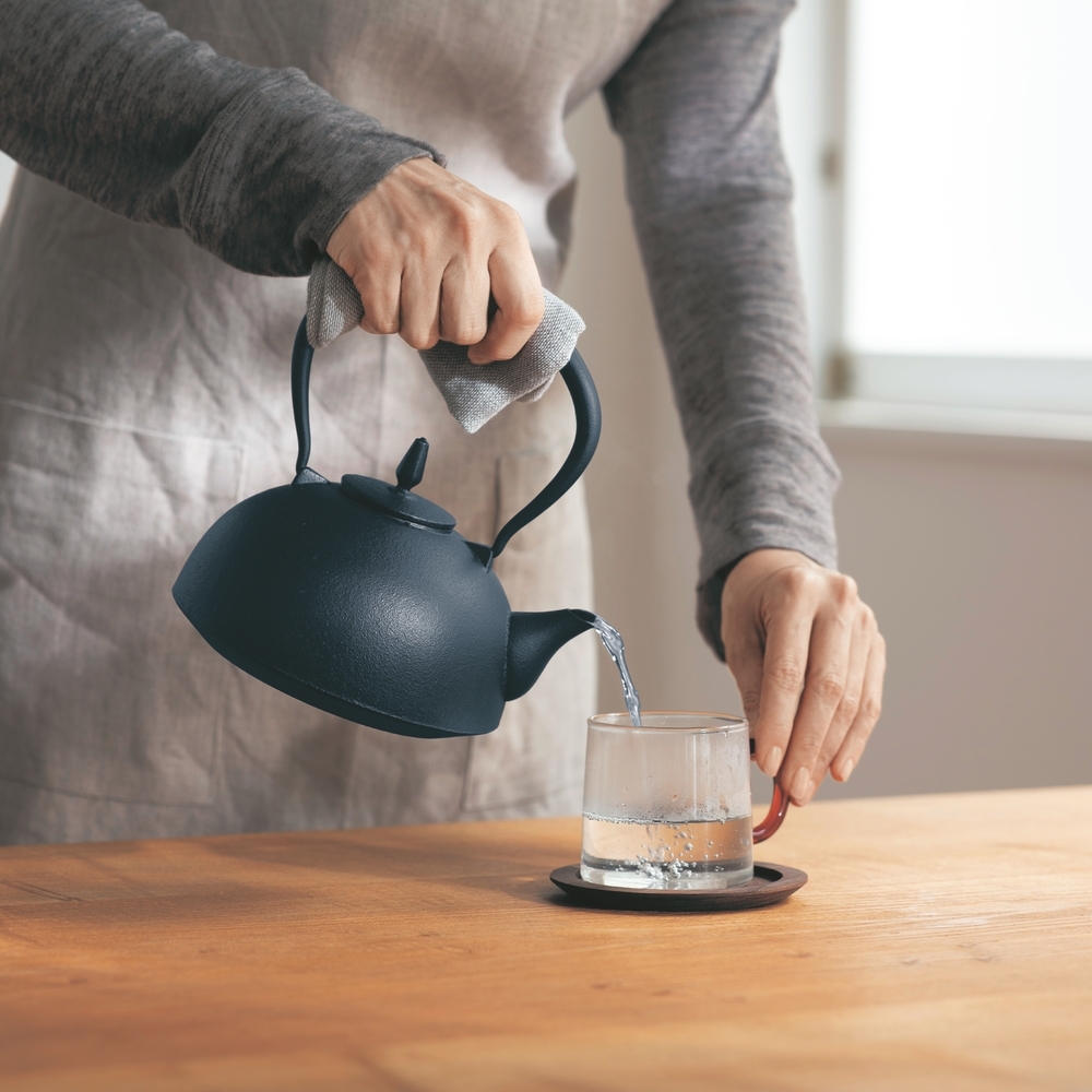 【ビタクラフト/VitaCraft】「池永鉄工×VitaCraft」南部鉄 鉄瓶 華 【IH/ガス火対応】