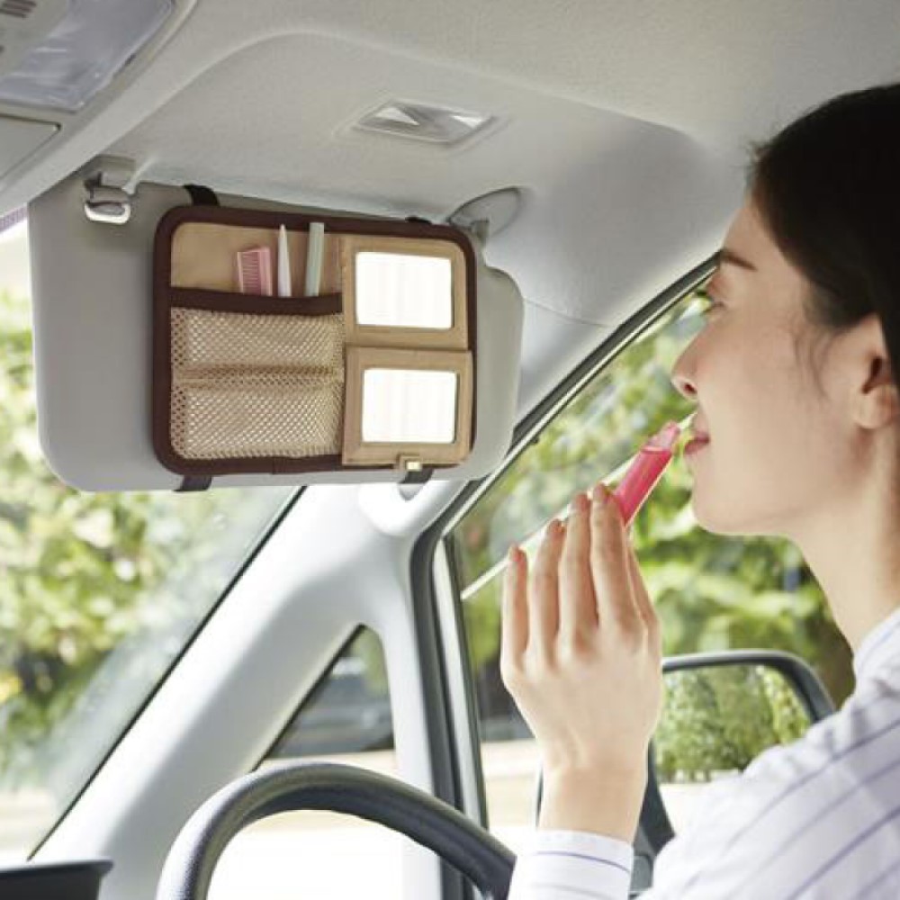 【ベルメゾン】CARFITY サンバイザーミラーポケット