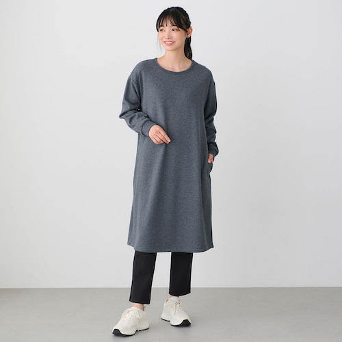 ひざまであったか裏シャギーワンピース