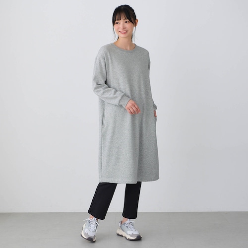 ひざまであったか裏シャギーワンピース