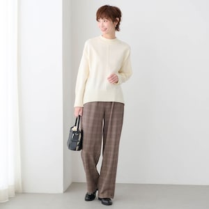 モデル身長170cm／M　※写真は撮影用のため股下＋6cmになります。