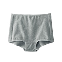 産後サイズサポートショーツ同色２枚セット（杢グレー）