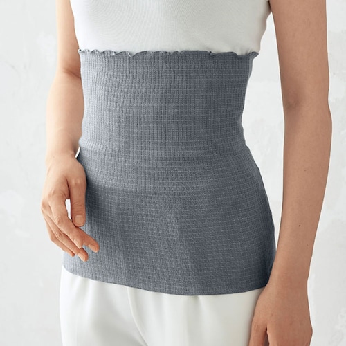 【定期お届け】 コットンシルク混のやさしくフィットする薄手はらまき ：2回シリーズ