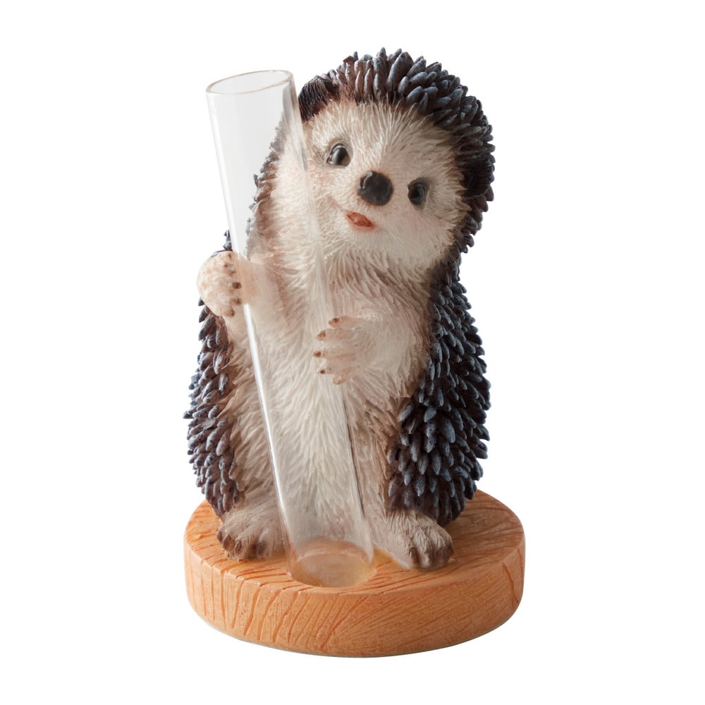 ハンドメイド　ハリネズミ　ハリネズミに落ち葉 セレナイト　ペイント　置物 ハンドメイド ハリネズミ ハリネズミに落ち葉 セレナイト
