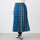 ブルー系×イエローチェック