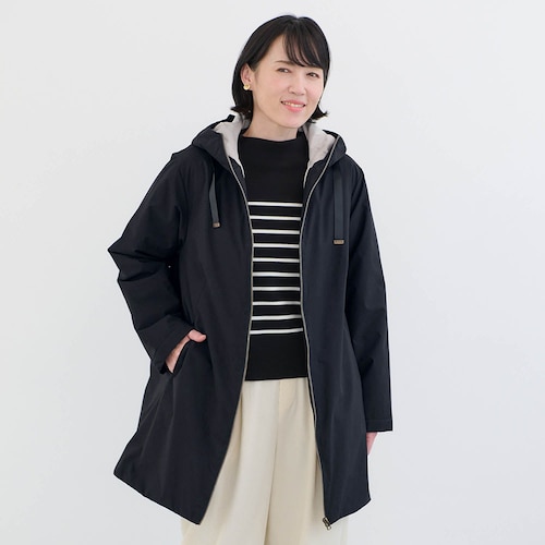軽くてあたたか！防風シート入り中わたコート 【防風】