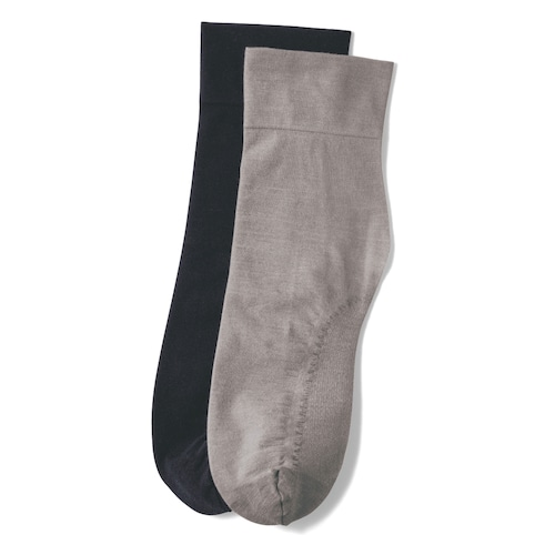 【２足組】サブリナ 珪藻土ソックス 【汗ムレしにくい、履く珪藻土】