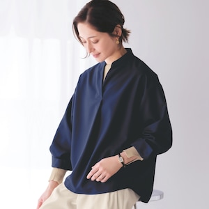 【ベルメゾン】着こなしの幅が広がるスキッパーシャツ