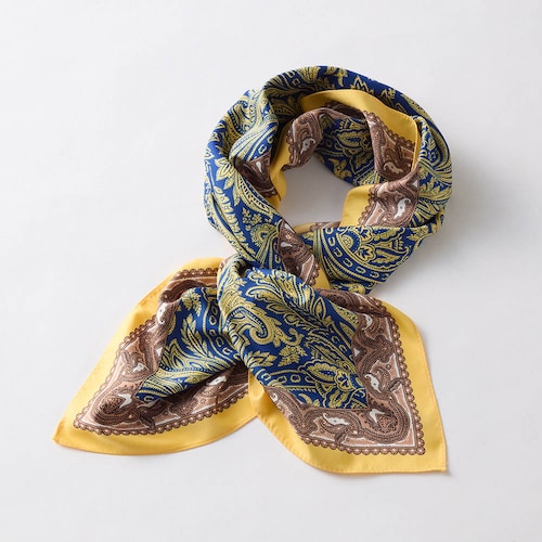 ペイズリー柄大判スカーフ