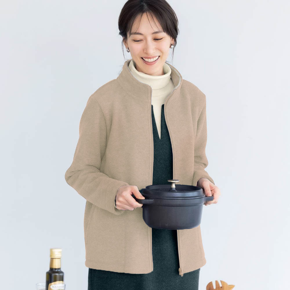 【クローズトラック/CLOTHES TRUCK】フリースジップアップジャケット 【クローズトラック/CLOTHES TRUCK】フリースジップアップジャケット