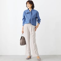 モデル身長170cm／M70 ※写真は撮影用のため+股下3cmになります。