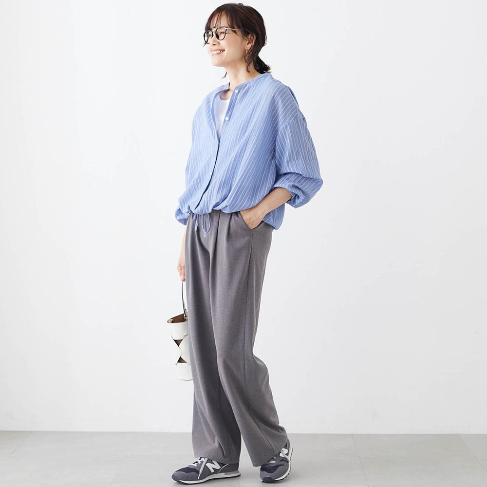 モデル身長170cm／M70 ※写真は撮影用のため+股下3cmになります。