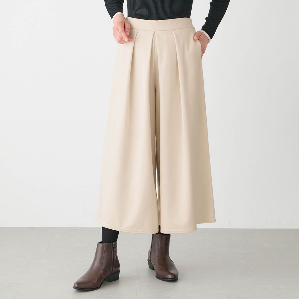 【ベルメゾン】ウール調スカーチョ