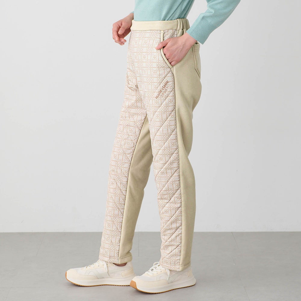 新品未使用　マリークレール　中綿パンツ 暖か中綿切り替えパンツ(マリ・クレール スポール/marie claire SPORT