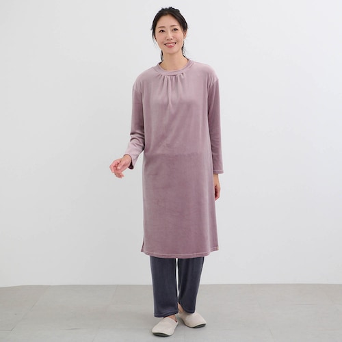 ベロアルームワンピース