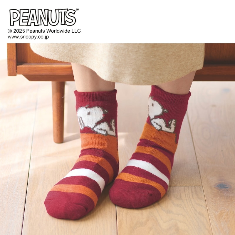 レッド×オレンジ着用