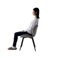 しっかりと身体を支えてくれます／ライトグレー