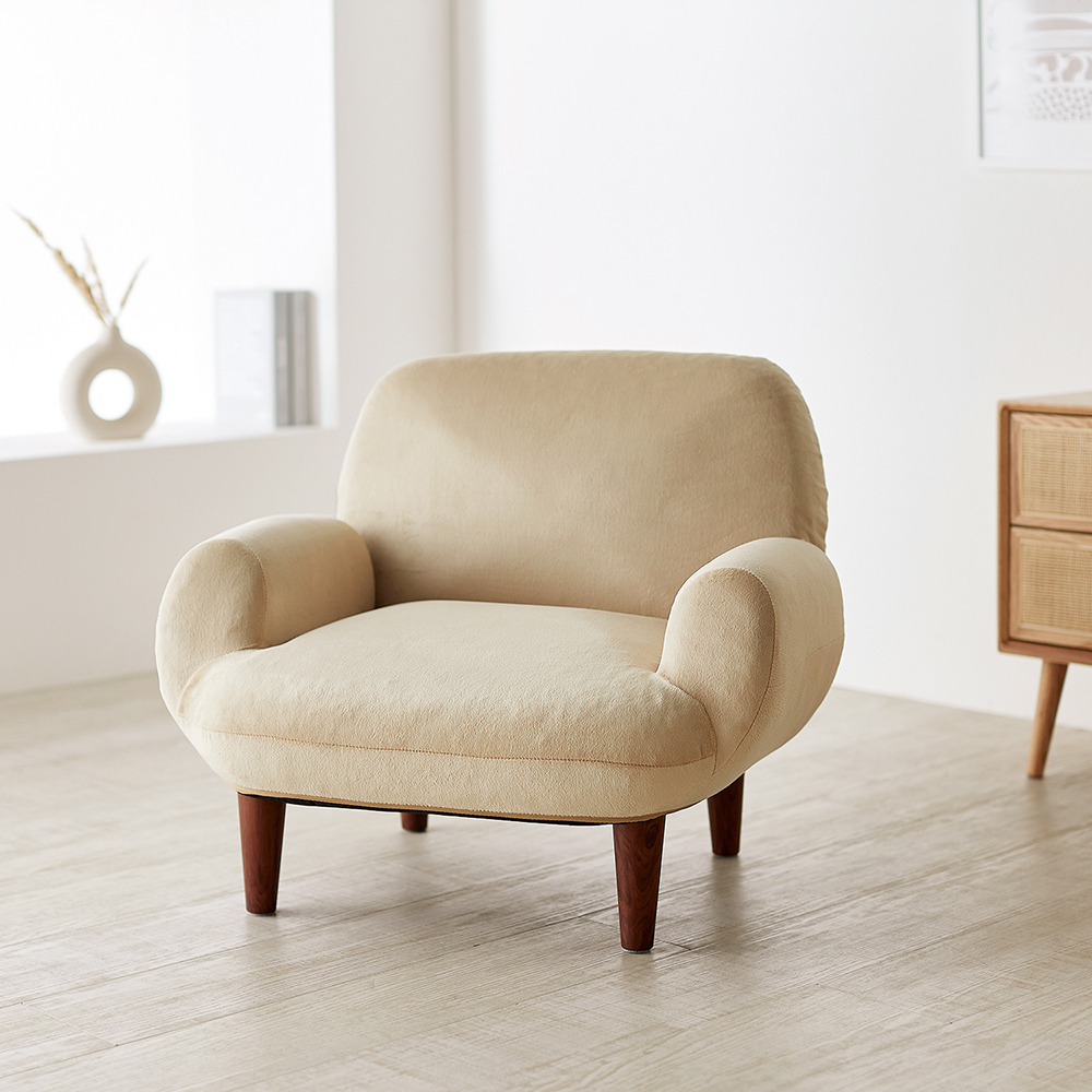 【ベルメゾン】リクライニングコンパクトローソファ― 【ベルメゾン】リクライニングコンパクトローソファ―