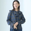 ブルー系チェック