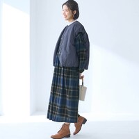 モデル身長168cm／M～L※写真は撮影用のため着丈+8cmになります。