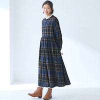 ネイビー×ベージュ