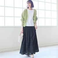 モデル身長169cm／M～L※写真は撮影用のため総丈+6cmになります。