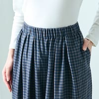 ウエストは総ゴムではきやすく着心地ラクちん