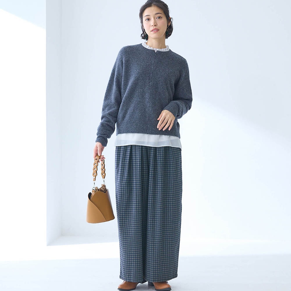 モデル身長168cm／M～L※写真は撮影用のため股下+6cmになります。
