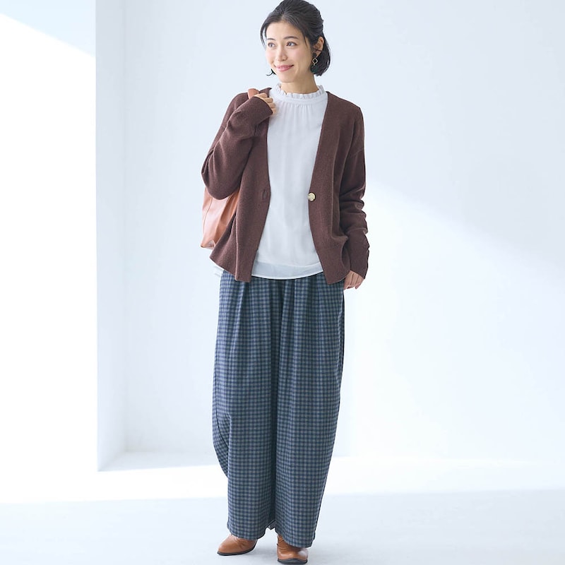 モデル身長168cm／M～L※写真は撮影用のため股下+6cmになります。