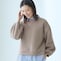 モデル身長172cm／M～L　プルオーバーとしての着こなしも素敵