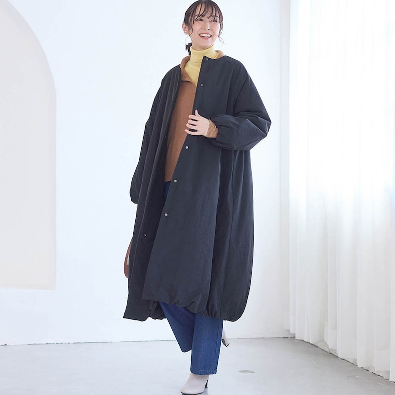 モデル身長169cm／M～L※写真は撮影用のため着丈+8cmになります。