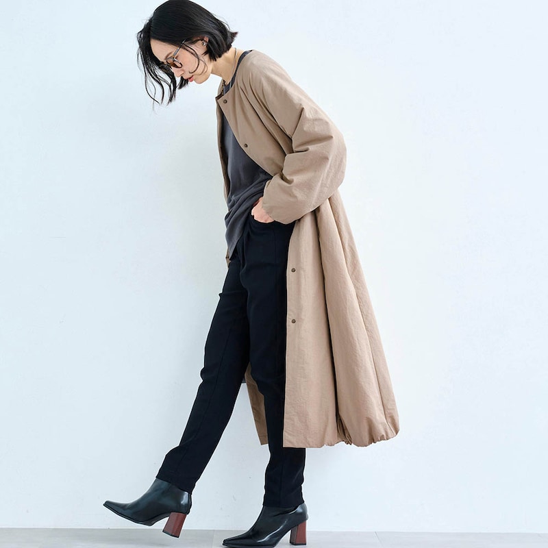 モデル身長168cm／M～L※写真は撮影用のため着丈+8cmになります。