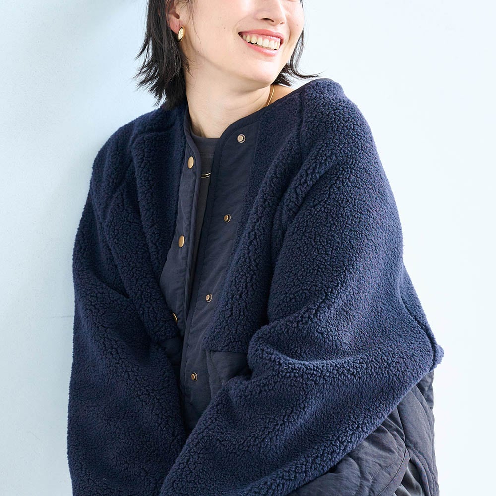 ボア×キルトコート｜通販のベルメゾンネット