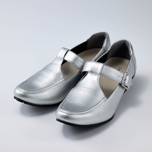 【11月20日まで返品送料無料】 ※脱ぎ履きしやすいTストラップシューズ【バレエスニーカー】