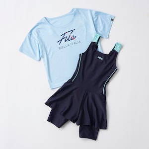【フィラ/FILA】FILA Tシャツセットオンスクール水着