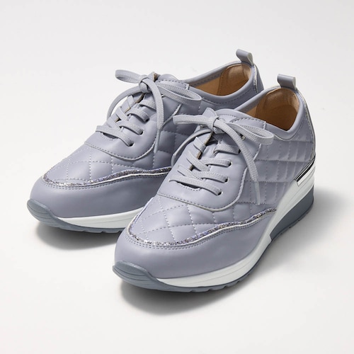 【11月20日まで返品送料無料】 ※ヒールアップゴムヒモスニーカー