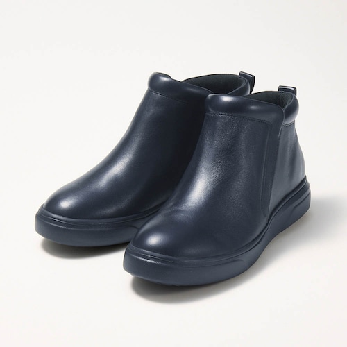 【11月20日まで返品送料無料】 ※本革スニーカーブーツ【軽量底】【脚長】