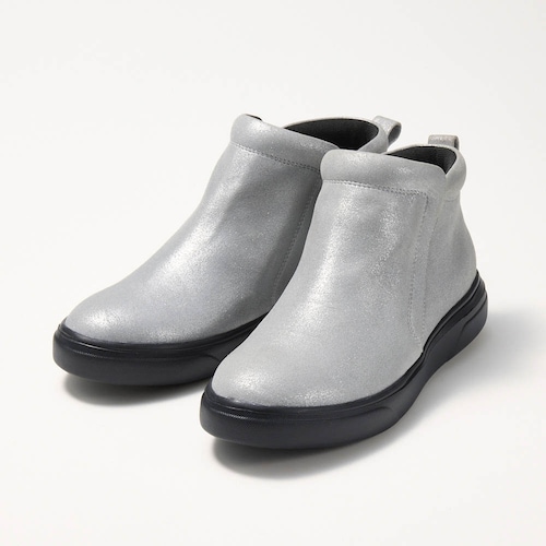 【11月20日まで返品送料無料】 ※本革スニーカーブーツ【軽量底】【脚長】