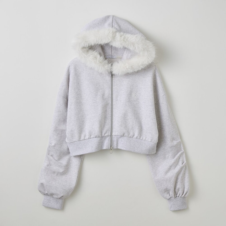 【ホワイト杢グレー】