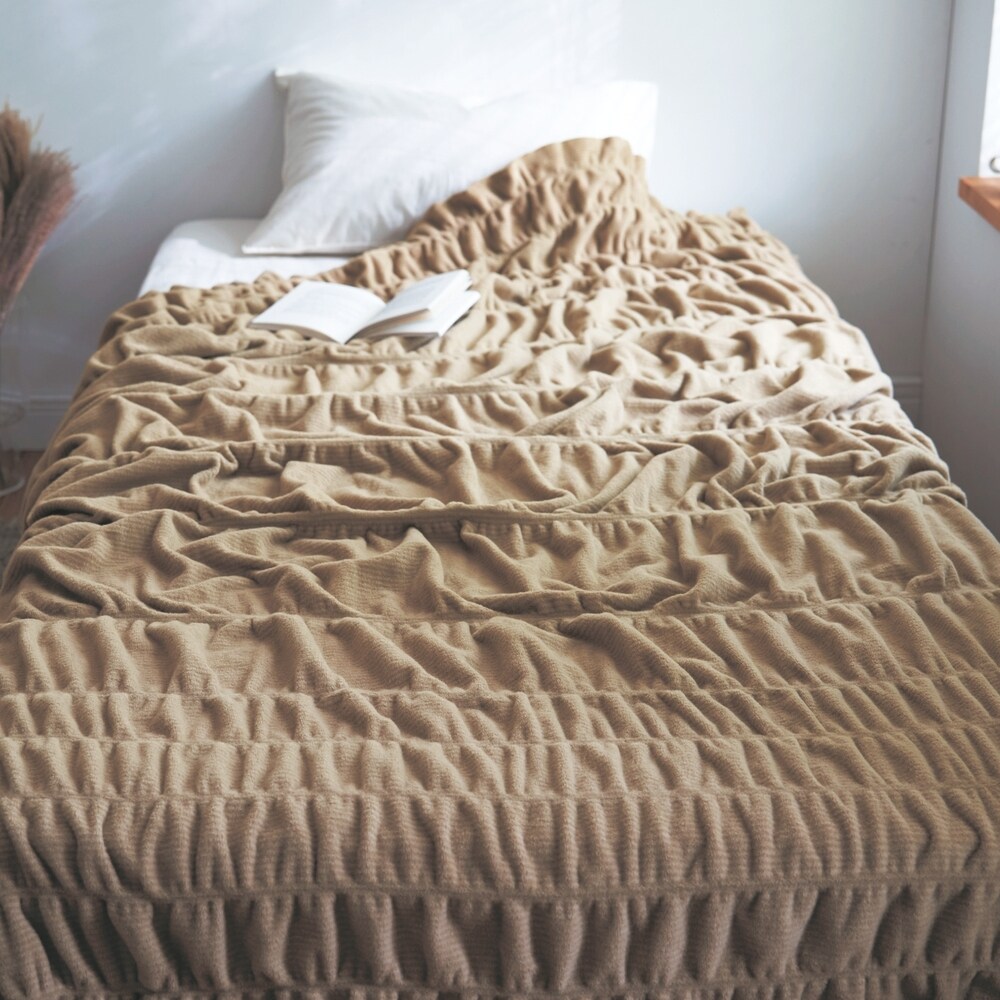 【ベルメゾン】吸湿発熱コットンケット [日本製]