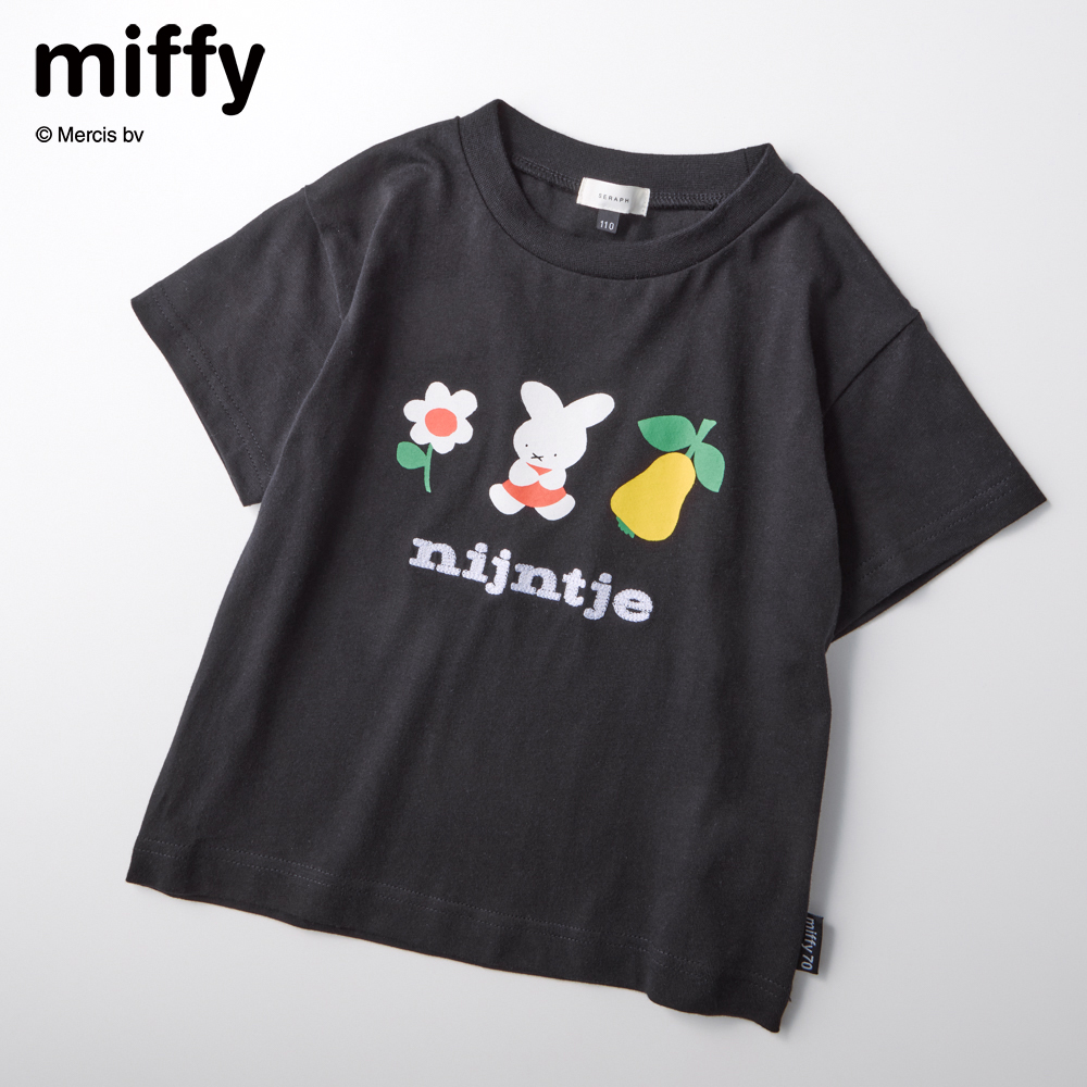 【ミッフィー/miffy】プリント半袖Tシャツ「ミッフィー」 【ミッフィー/miffy】プリント半袖Tシャツ「ミッフィー」