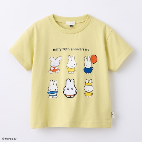 プリント半袖Tシャツ「ミッフィー」