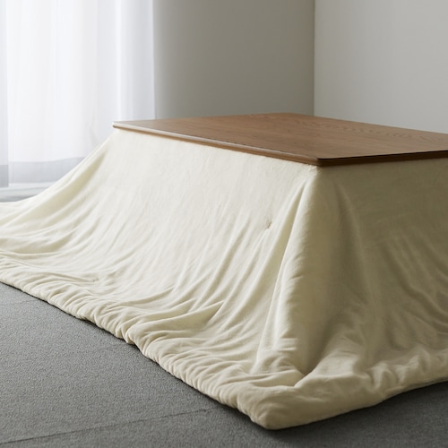 洗濯機で洗えるマイクロファイバーの薄掛けこたつ布団 ＜正方形／長方形＞