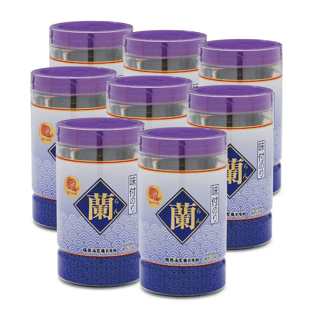 【ベルメゾン】卓上味付のり「蘭」 8個 【ベルメゾン】卓上味付のり「蘭」 8個